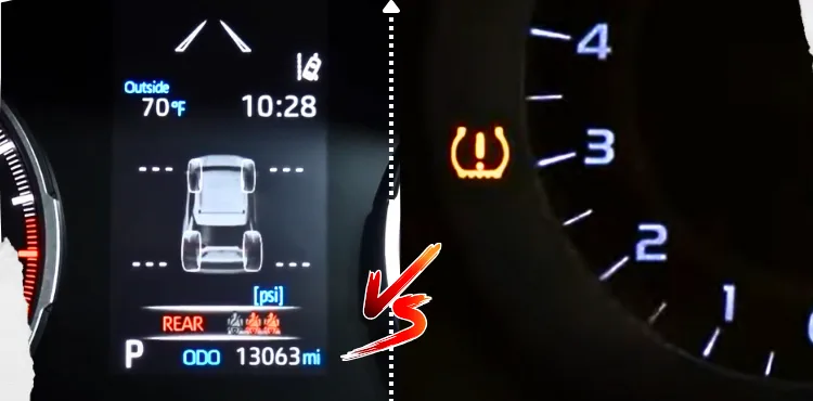 Digital Vs Analog Tire Pressure Display Rav4 (TPMS) Digital Vs Analog Tire Pressure Display Rav4 TPMS