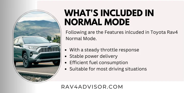 Rav4 Normal Mode Including Features Rav4 Normal Mode Including Features